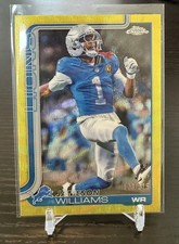 Topps Chrome 2025 Jameson Williams Yellow Wave Refractor /275