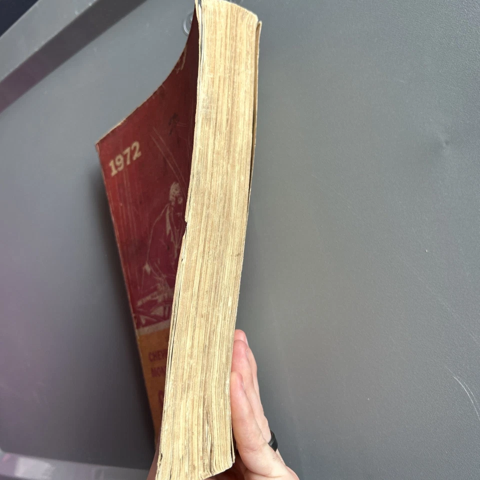 Chevrolet 1972 manual de servicio de taller de reparación de chasis de auto Camaro Corvette Chevelle Foto 3 de 3