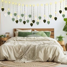 30 Pcs Large Macrame Wall Hanging 71 x 30'' Green Tapestry Boho Home Decor Wi...