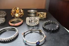 Vintage Bracelet Lot of 14  Quality Costume Jewelry Metal 70s 80s 90s