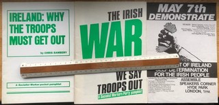 2 Booklets & 1 leaflet in support of the SElf Determination and Troops out