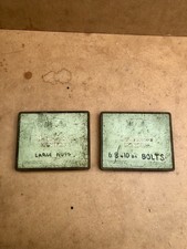 x2 Antique  "De Reszke" Minors 1940s Cigarette Tins - Good Condition