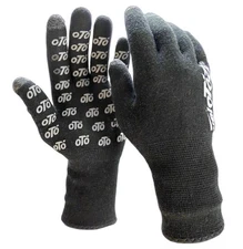 VeloToze Knitted Waterproof Cycling Gloves, XLarge, Black
