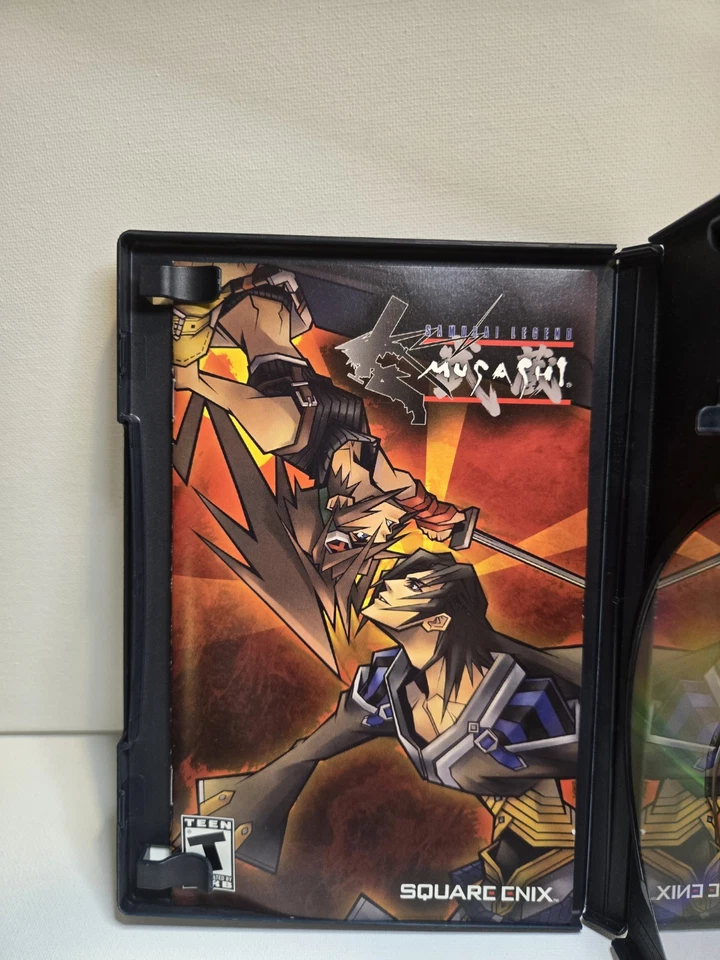 Musashi: Samurai Legend (Sony PlayStation 2, 2005) Disc, case and manual  - Image 4 of 4