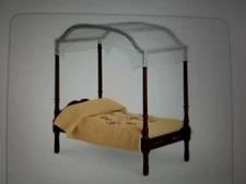 NEW IN BOX  American Girl Caroline's Canopy Bed And Bedding New In Box!