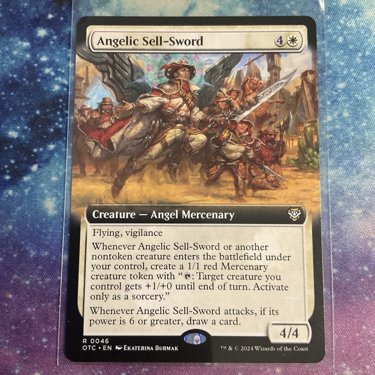 Angelic Sell-Sword (REGULAR) x1 - MTG Outlaws of Thunder Junction