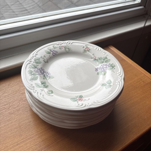 JUEGO DE 8 - PFALTZGRAFF - VID - PLATOS DE ALMUERZO PARA ENSALADAS DE 8" - EE. UU. - Imagen 9 de 10