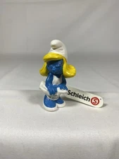 Schleich Smurfs 2” Smurfette 20713 Figure 2008 Toy PVC Peyo Figurine Free Ship