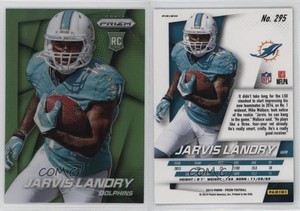 2014 Panini Prizm Green Prizm Jarvis Landry #295 Rookie RC