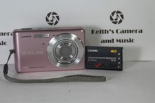 Parts or Repair Casio Exilim EX-Z77 7.2MP Digital Camera + Batt PINK Lens Error