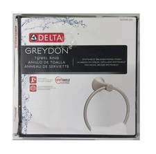 Delta Greydon Wall Mounted Towel Ring Bath Hardware Accessory in Brushed Nickel