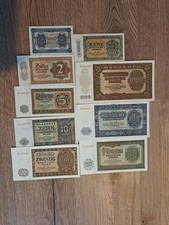 DDR Banknoten 1948 Komplettset 0.50, 1, 2,5,10,20,50,100,1000Mark,Druckfrisch
