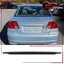 Oe Style Trunk Spoiler For 01-05 Honda Civic Sedan Matte Black Abs Tail Wing Lip Oe Style Trunk Spoiler For 01-05 Honda Civic Sedan Matte Black Abs Tail Wing Lip