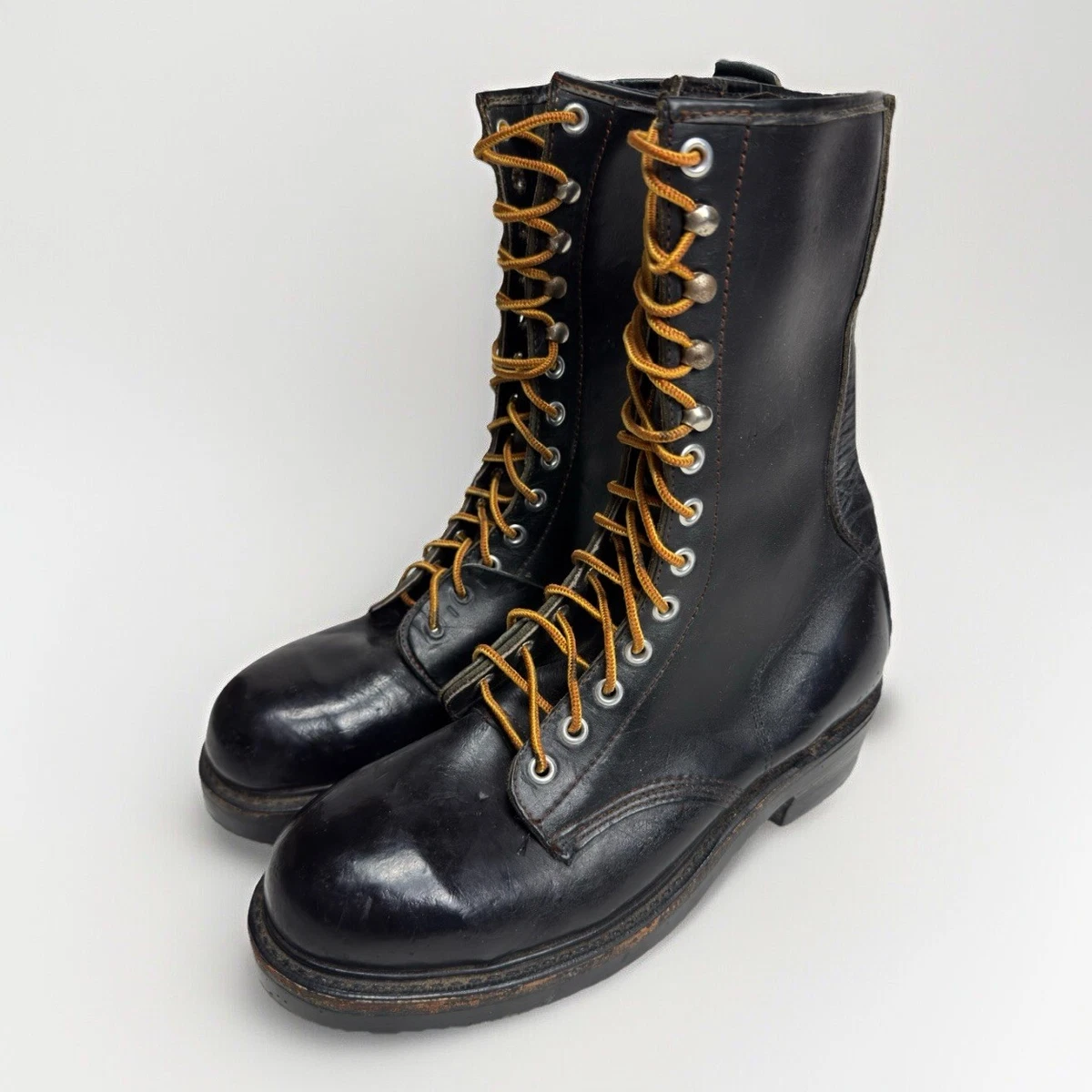 Black Lehigh Workwear Boots for Men for Sale | Shop New  display picture 3