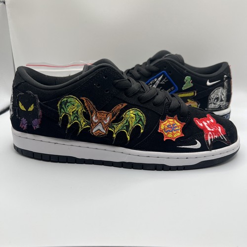 💀🔥Nike SB Dunk Low Pro QS Neckface Sneaker Größe 10 Herren mit Karton - Bild 1 von 21