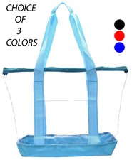 twelvenyc clear floral tote