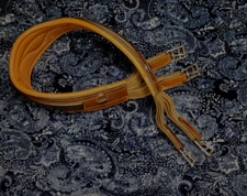 Royal Padded Anatomical Leather Horse English Girth Size 125 cm 50" Brown Hunter