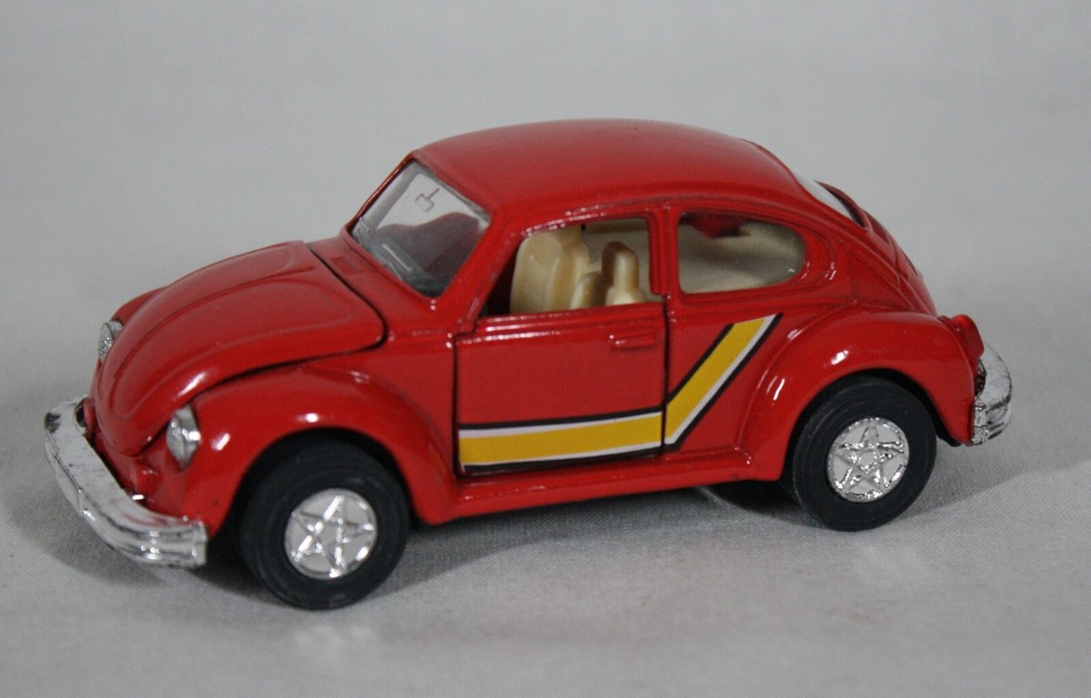 RARE! RED VOLKSWAGON VW CABRIOLET BEETLE TT-101 DIECAST 1/36