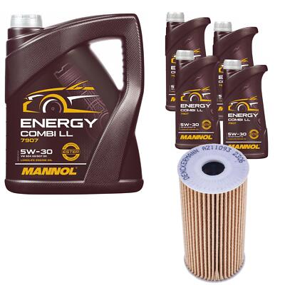 DENCKERMANN Ölfilter MANNOL Combi LL 5W-30 9L für KIA Stinger 3.3 T-GDi