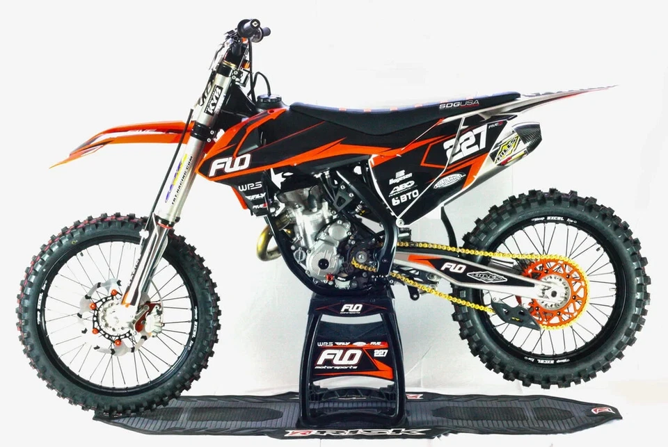 KTM HUSQVARNA 280 MM BRAKE ROTOR SPIDER Black/Orange - Image 2 of 2