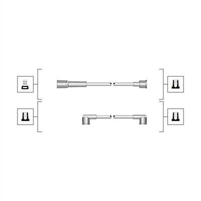 MAGNETI MARELLI 941319170106 Ignition Cable Kit for BMW,DAIHATSU,FSO,LANCIA,MAZD