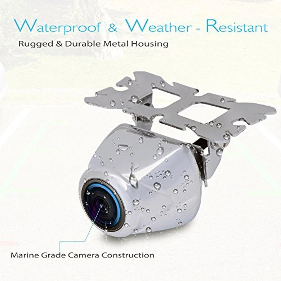 Pyle PLCM2720 Compact Rear View Backup Camera Front or Rear Mountable - Image 2 of 4