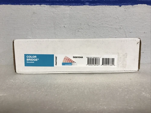 Pantone Color Bridge Uncoated GG6104A Color Reference Guide New Sealed
