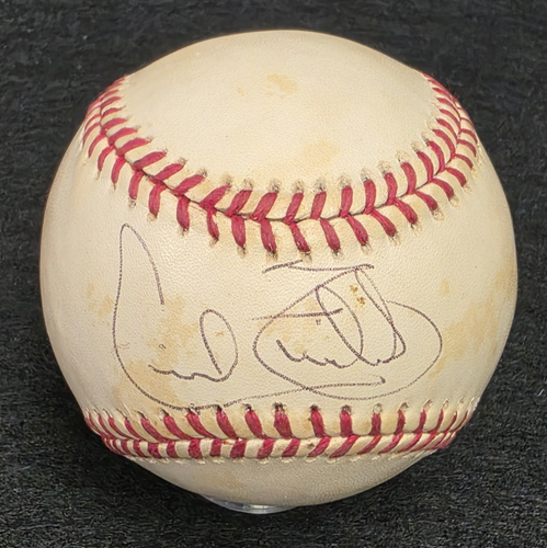 Balle De Baseball Dédicacée Cecil Fielder - Rawlings Officielle Tigers