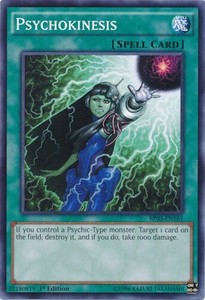 Psychokinesis - BP03-EN161 - Common - 1st Edition x3 - Lightly Played