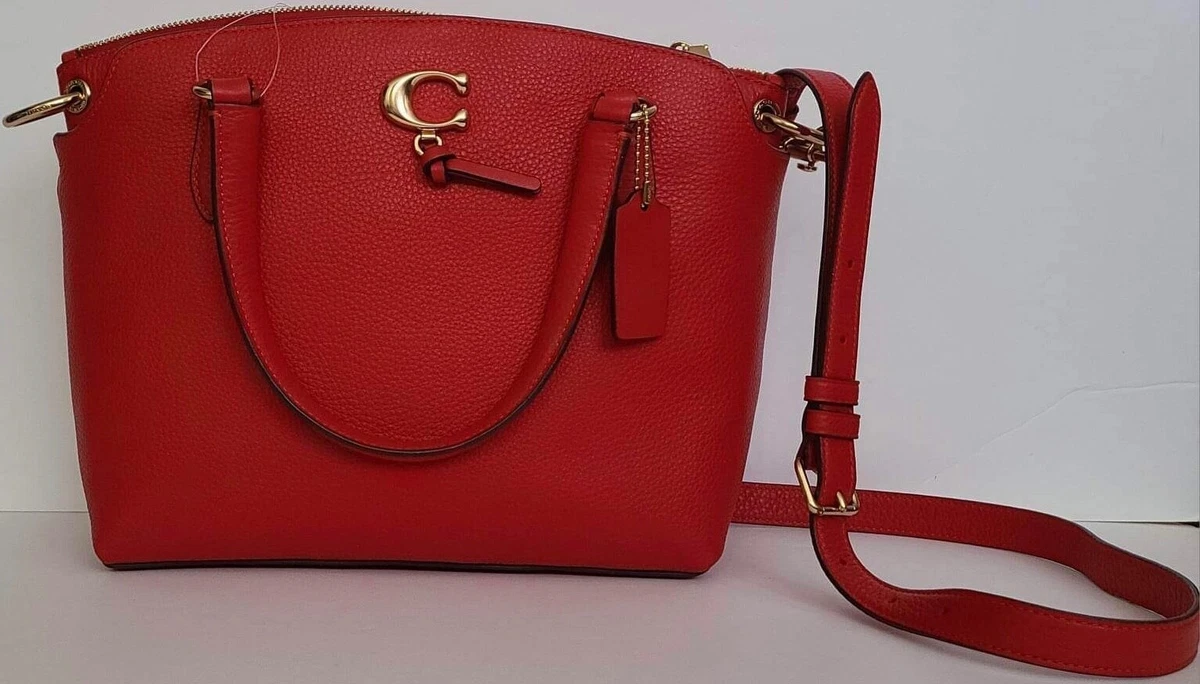 Vintage Coach Bonnie Cashin Pre Creed Pulley Shoulder Bag Purse Red | eBay