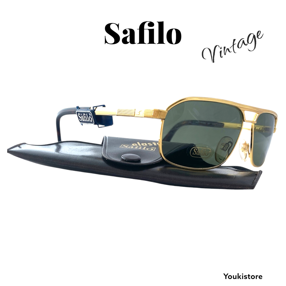 SAFILO occhiali da sole 7516/S 033 RARE VINTAGE 90s 