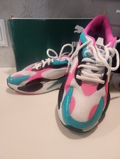 Size 8 - Puma RS-X3 Plastic Pack - Green Fluo Pink for sale  display picture 3