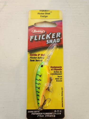 Berkley Flicker SHAD Crankbait FIRETIGER - Foto 4 di 7