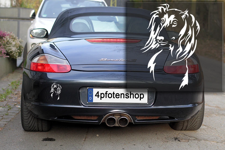 SALUKI Aufkleber - Autoaufkleber - sticker - Saluki Windhund Kopf #98 - Bild 2 von 3