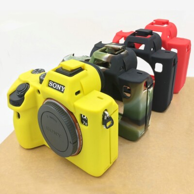 Mirrorless DC DSLR Silicone Soft Case Cover for Sony A73 A7RM3 A7R3 A7MIII  A7III