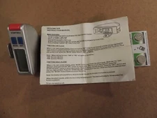 Executive Dual Line Display Electronic Pedometer and Spare Batteries