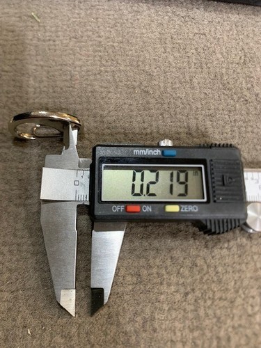 stainless steel carabiner spring clips/ Small 1.25" - Picture 4 of 4