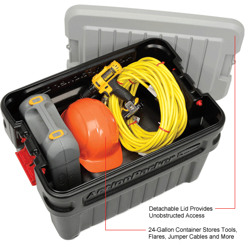Rubbermaid Action Packer Storage Box 24 Gallon Durable Compact Lightweight New - Picture 5 of 7
