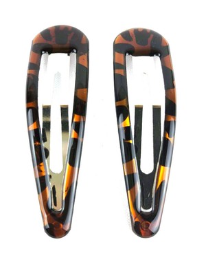 Glamour Girlz Haarspangen – 7 Cm, Schildkrötenbraun, Für Mädchen & Damen