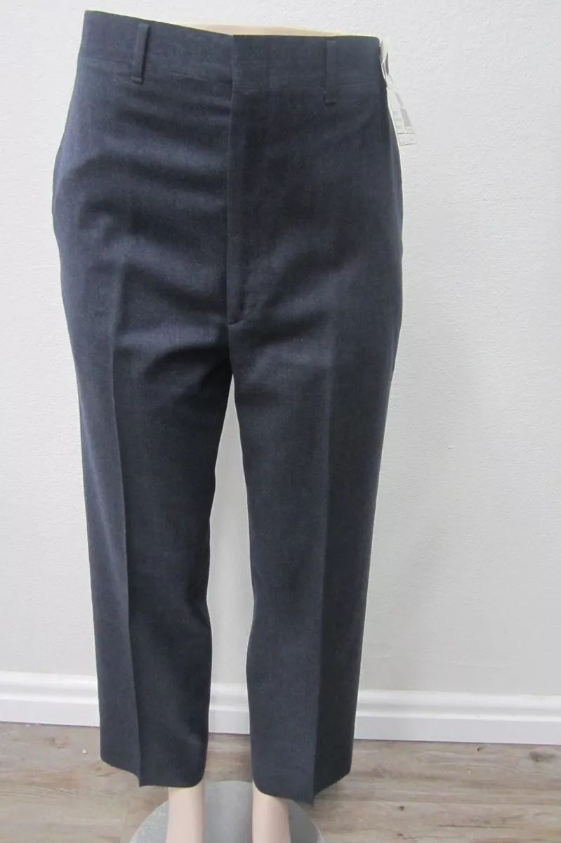 NWT Haggar Premium 100% Wool Imperial Mens Dress Pants Slacks Size 34 x 34