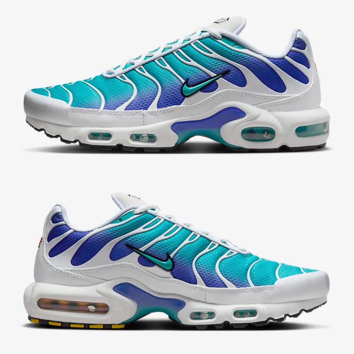 NIKE AIR MAX PLUS TN BLEACHED AQUA BLUE DM0032-102 MENS TRAINERS VARIOUS  SIZES