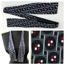 The Original Adjustolox Bowtie Made in USA Bow Tie Circle Geometric 2" Wide  