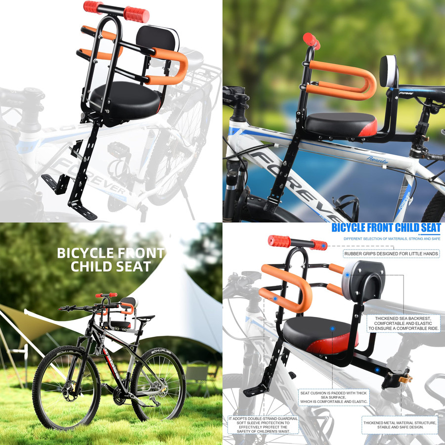 Seat Front Mount Adult Mountain Bike Toddler Children Travel