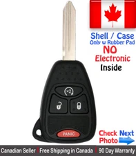 1x New Replacement Keyless Remote Key Fob For Chrysler Dodge Jeep Shell / Case