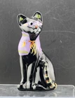 Fenton HALLOWEEN Black Lenox Cat HP “Prowler” 5039 WB 2011