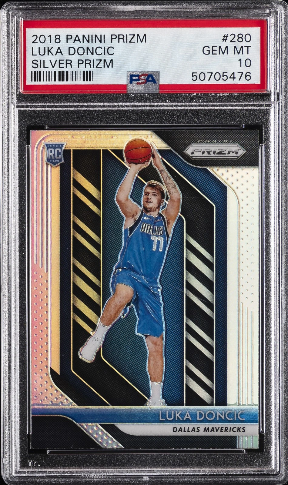 2018 Prizm Luka Doncic Silver #280 PSA 10 | Card Ladder