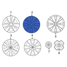 For Toyota Yaris 2007-2008 Toyota 4260252280 Wheel Cover For Toyota Yaris 2007-2008 Toyota 4260252280 Wheel Cover