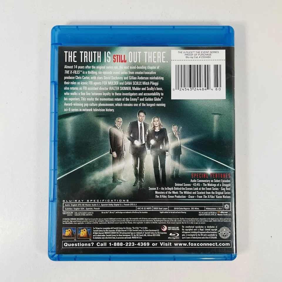 The X-Files: The Event Series (Season 10) [Blu-ray, 2016] - Image 3 of 3