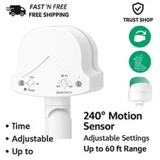 240° Outdoor Motion Detector Replacement – White