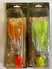 (2) Buccaneer bait company bugeye cobia jigs #9/0 hook